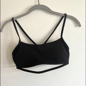 Black Lulu Lemon Sports Bra